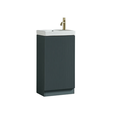 Tailored Bathrooms Flauto Mini Cloakroom Vanity & Basin | Compact Luxury for Smaller Spaces