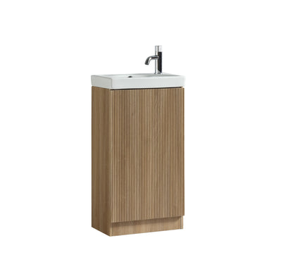 Tailored Bathrooms Flauto Mini Cloakroom Vanity & Basin | Compact Luxury for Smaller Spaces