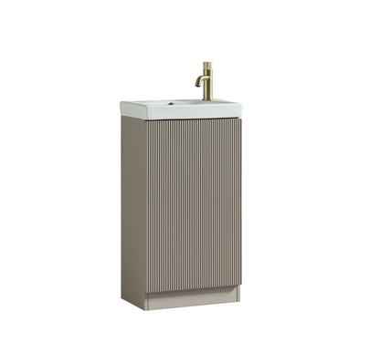 Tailored Bathrooms Flauto Mini Cloakroom Vanity & Basin | Compact Luxury for Smaller Spaces