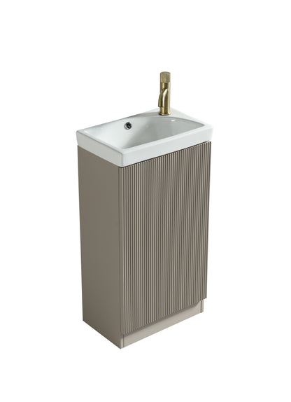 Tailored Bathrooms Flauto Mini Cloakroom Vanity & Basin | Compact Luxury for Smaller Spaces
