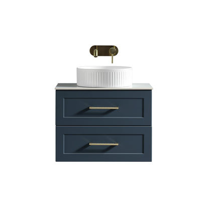 Tailored Bathrooms Bakewell 600mm Wall Hung Vanity Unit with Sintered Stone Countertop
