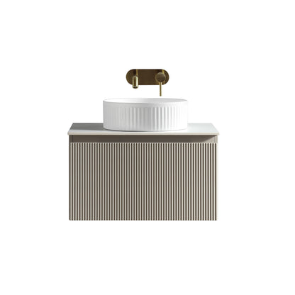 Tailored Bathrooms Flauto 600mm Wall Hung Vanity with Sintered Stone Counter Top – Stylish, Space-Saving, and Built to Last