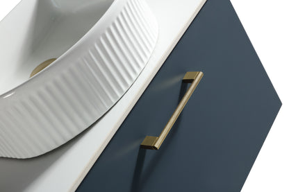 Tailored Bathrooms Piatta 600mm Wall Hung Vanity Unit with Sintered Stone Countertop