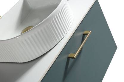 Tailored Bathrooms Piatta 600mm Wall Hung Vanity Unit with Sintered Stone Countertop
