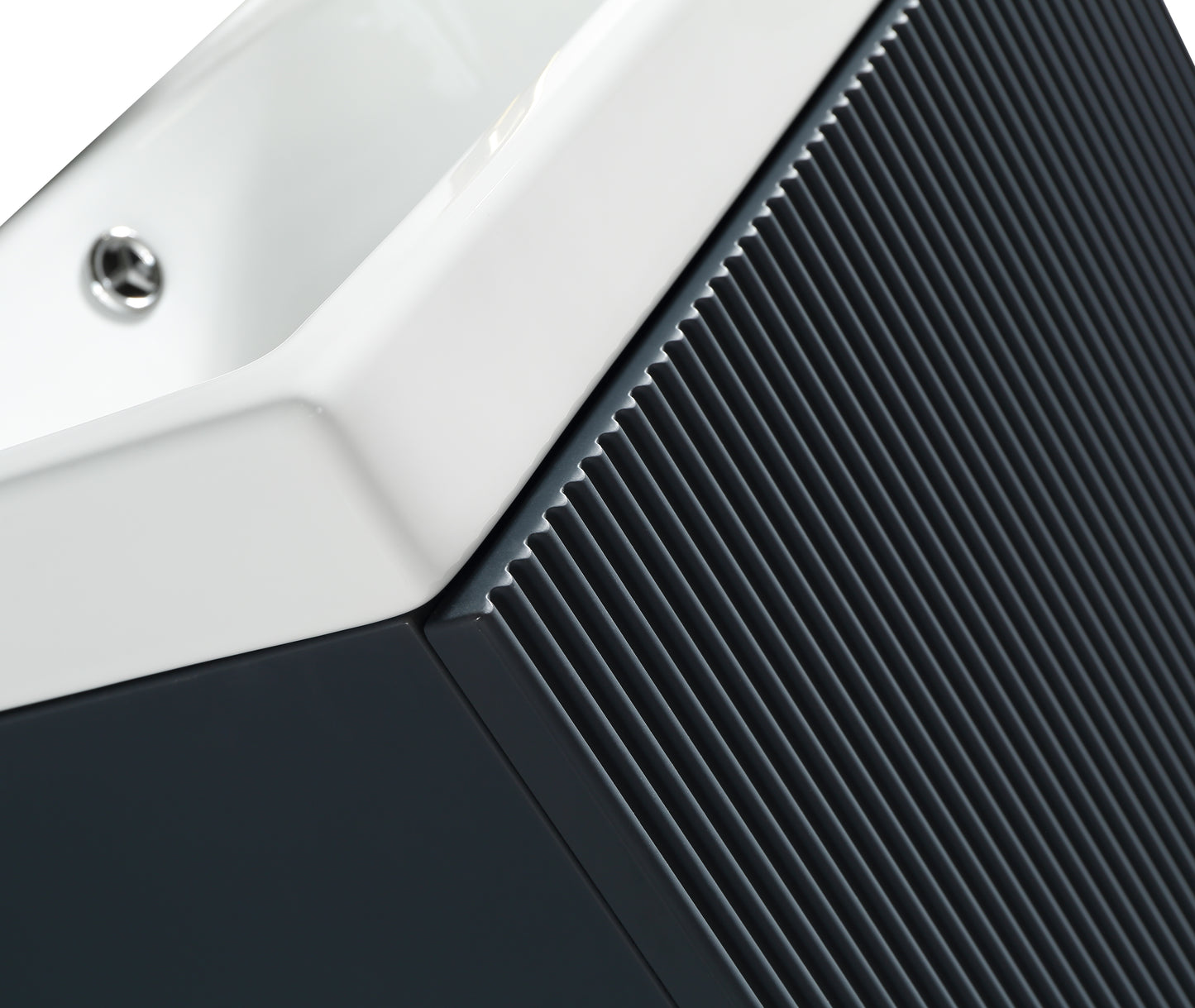 Tailored Bathrooms Flauto Mini 450mm Wall Hung Cloakroom Vanity Unit & Basin