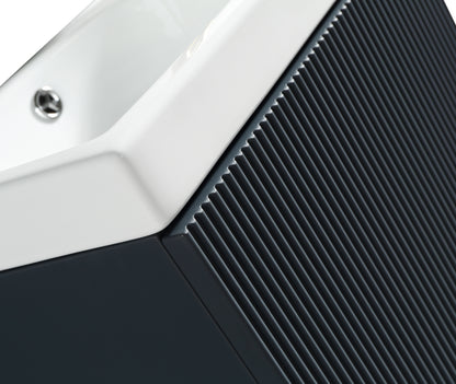 Tailored Bathrooms Flauto Mini 450mm Wall Hung Cloakroom Vanity Unit & Basin