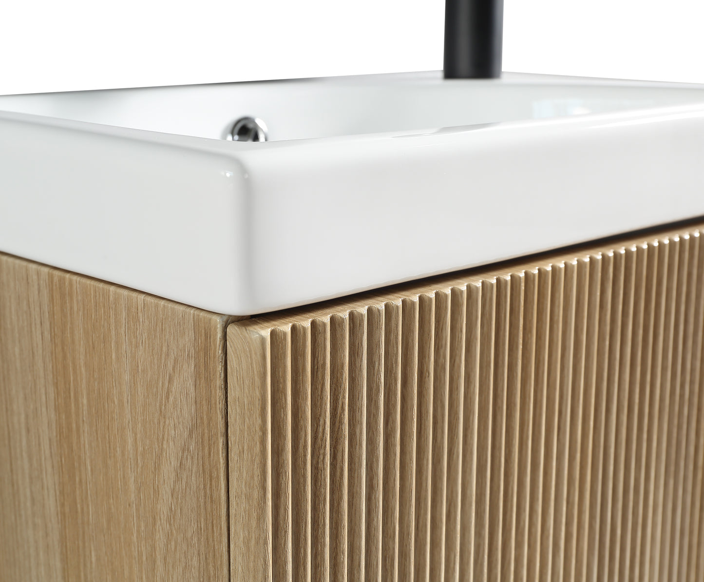 Tailored Bathrooms Flauto Mini 450mm Wall Hung Cloakroom Vanity Unit & Basin