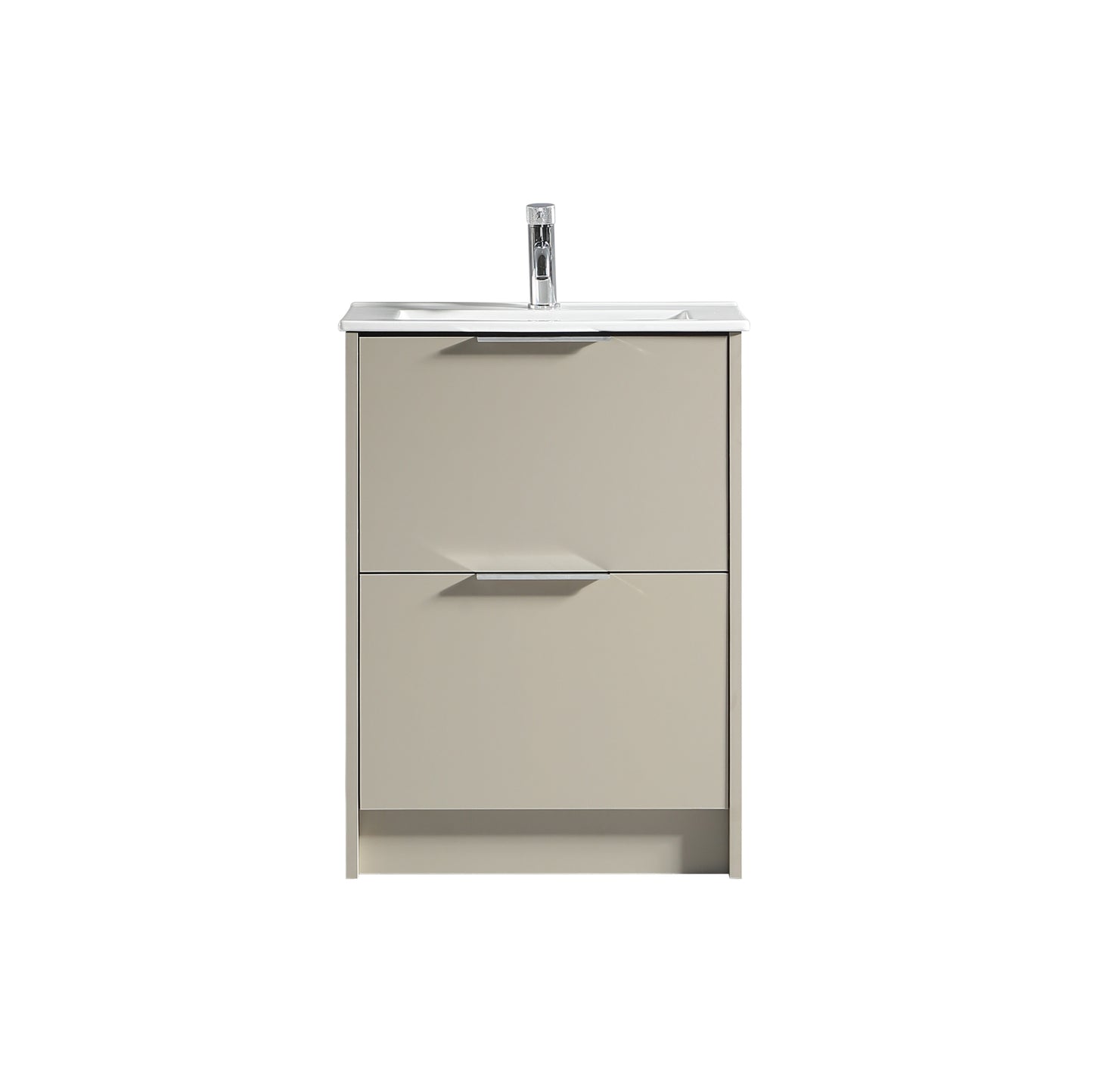 Tailored Bathrooms Sora 600mm Floor Standing Vanity Unit & Basin – Two Drawer
