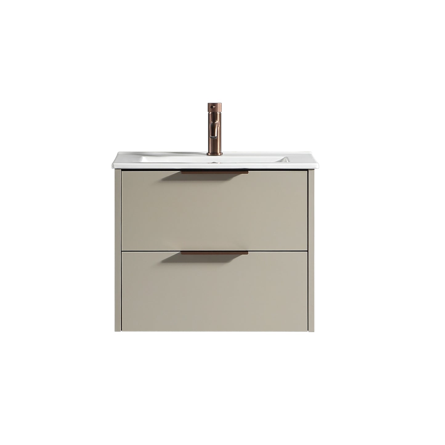 Tailored Bathrooms Sora 600mm Wall Hung Vanity Unit & Basin – Two Drawer