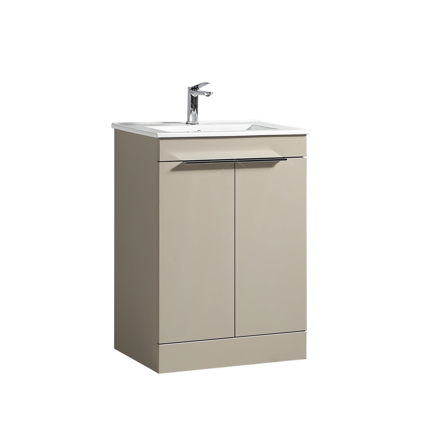 Tailored Bathrooms Sora 600mm Floor Standing Vanity Unit & Basin – Two Door