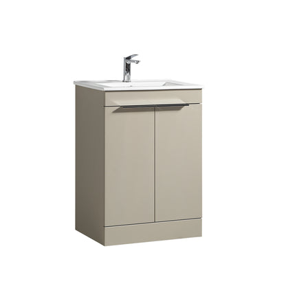 Tailored Bathrooms Sora 600mm Floor Standing Vanity Unit & Basin – Two Door