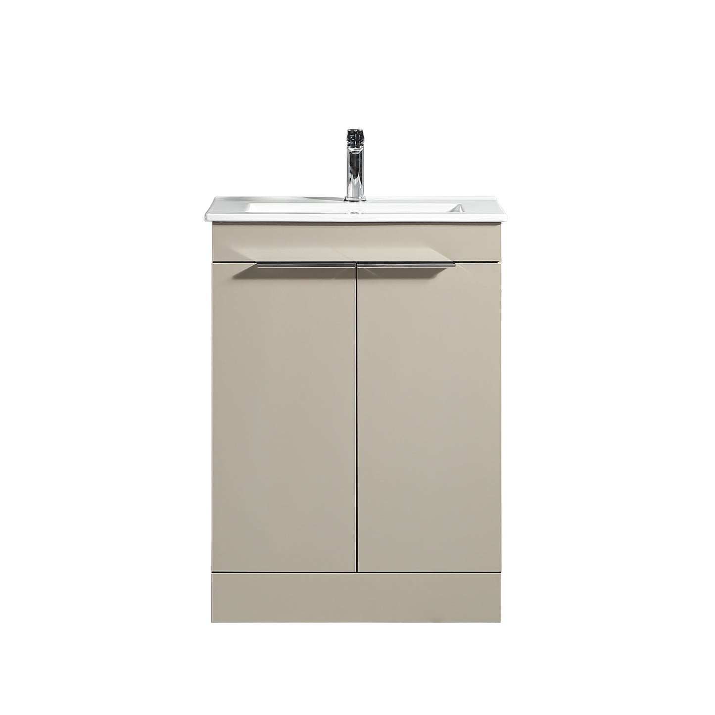 Tailored Bathrooms Sora 600mm Floor Standing Vanity Unit & Basin – Two Door