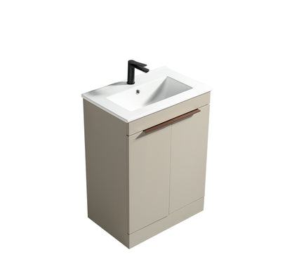 Tailored Bathrooms Sora 600mm Floor Standing Vanity Unit & Basin – Two Door