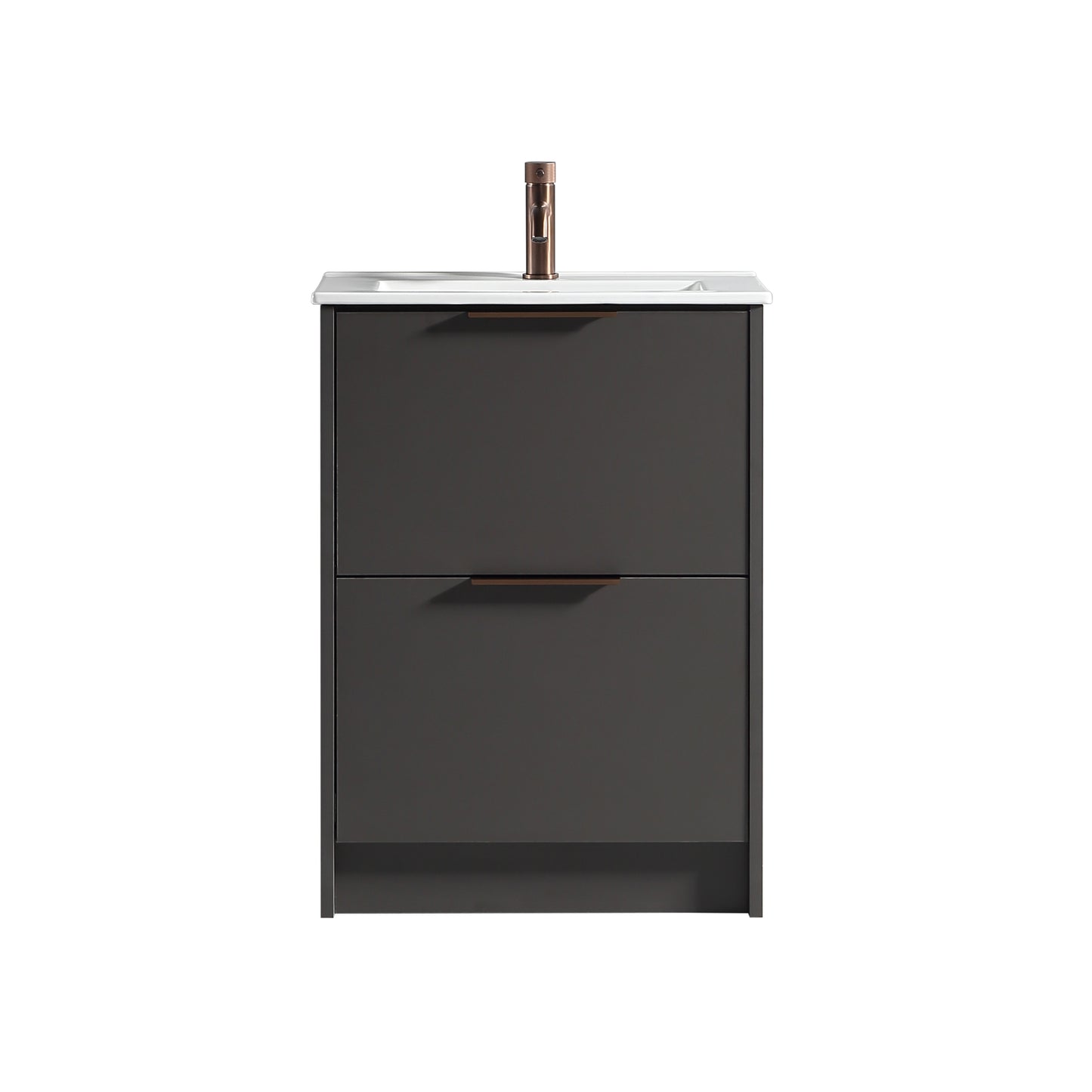 Tailored Bathrooms Sora 600mm Floor Standing Vanity Unit & Basin – Two Drawer