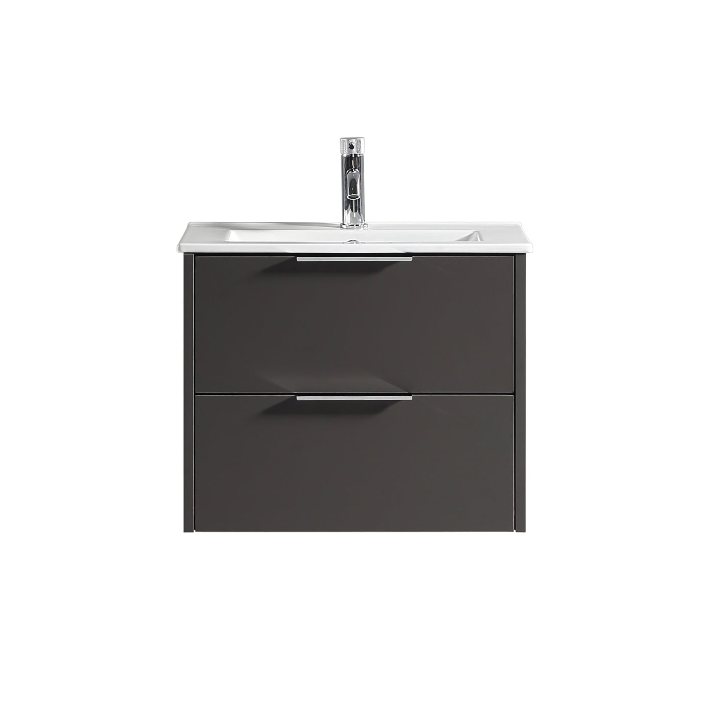 Tailored Bathrooms Sora 600mm Wall Hung Vanity Unit & Basin – Two Drawer
