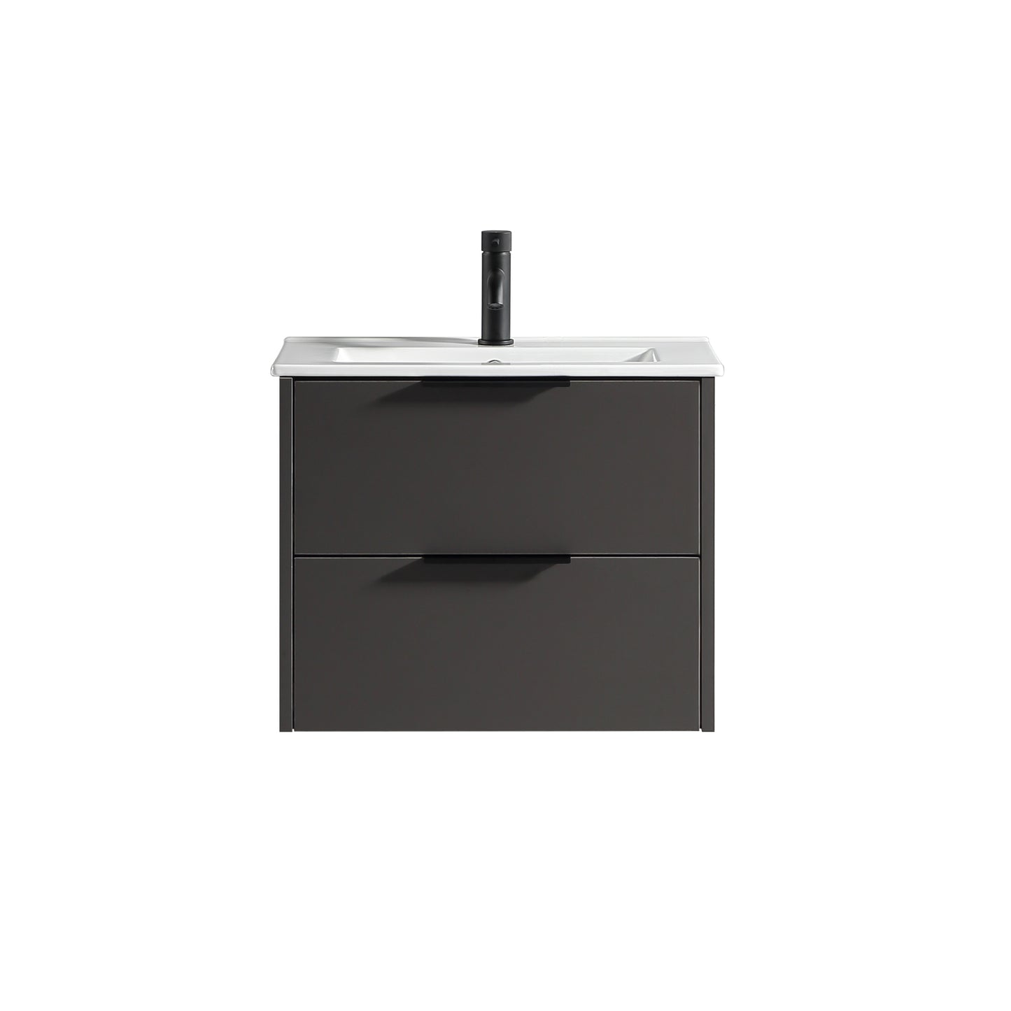 Tailored Bathrooms Sora 600mm Wall Hung Vanity Unit & Basin – Two Drawer