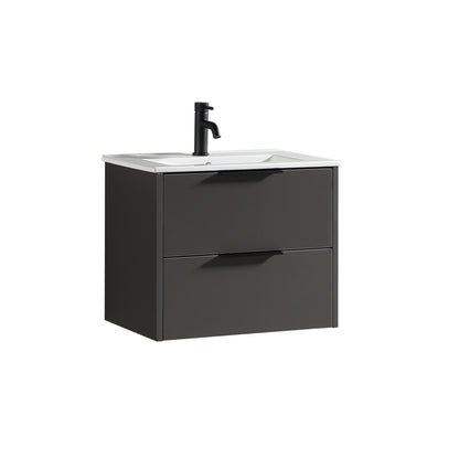 Tailored Bathrooms Sora 600mm Wall Hung Vanity Unit & Basin – Two Drawer