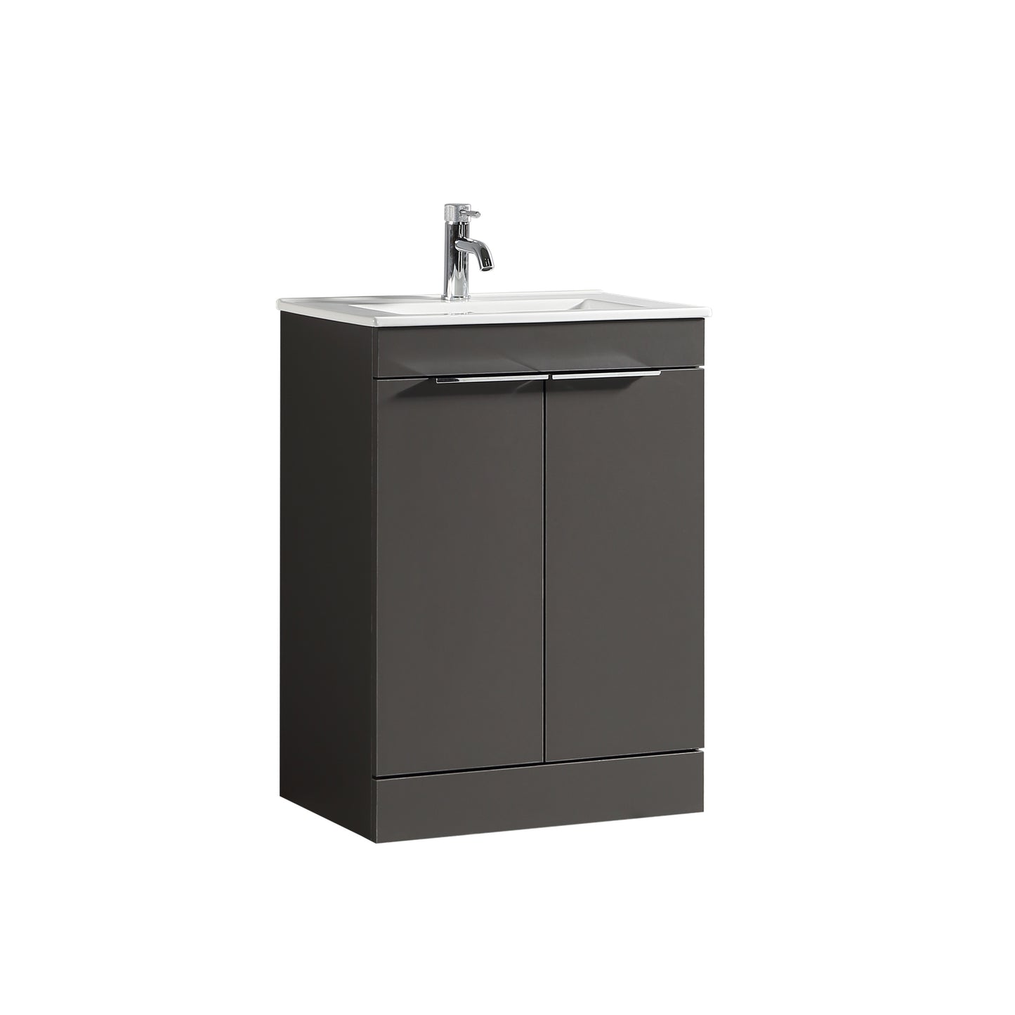 Tailored Bathrooms Sora 600mm Floor Standing Vanity Unit & Basin – Two Door