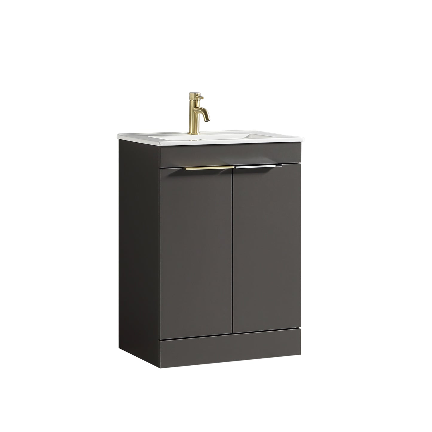 Tailored Bathrooms Sora 600mm Floor Standing Vanity Unit & Basin – Two Door