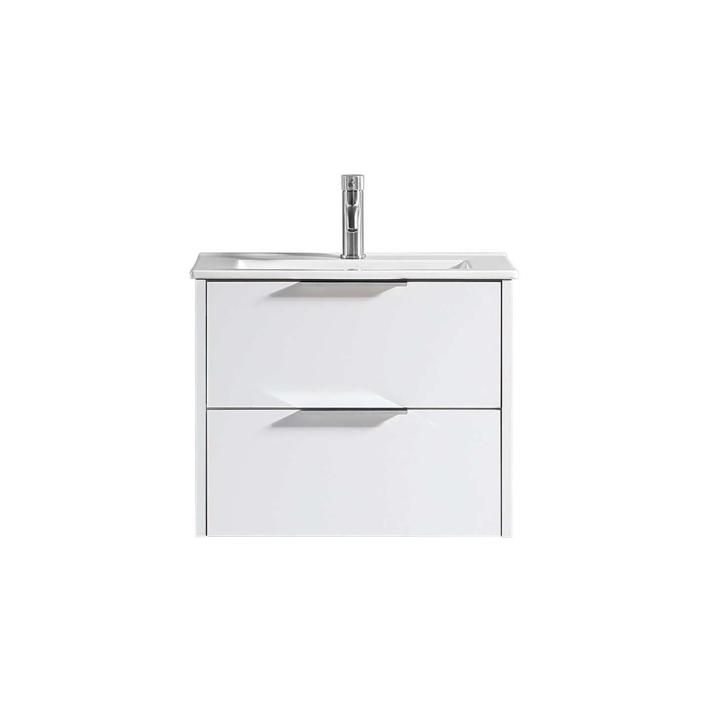 Tailored Bathrooms Sora 600mm Wall Hung Vanity Unit & Basin – Two Drawer