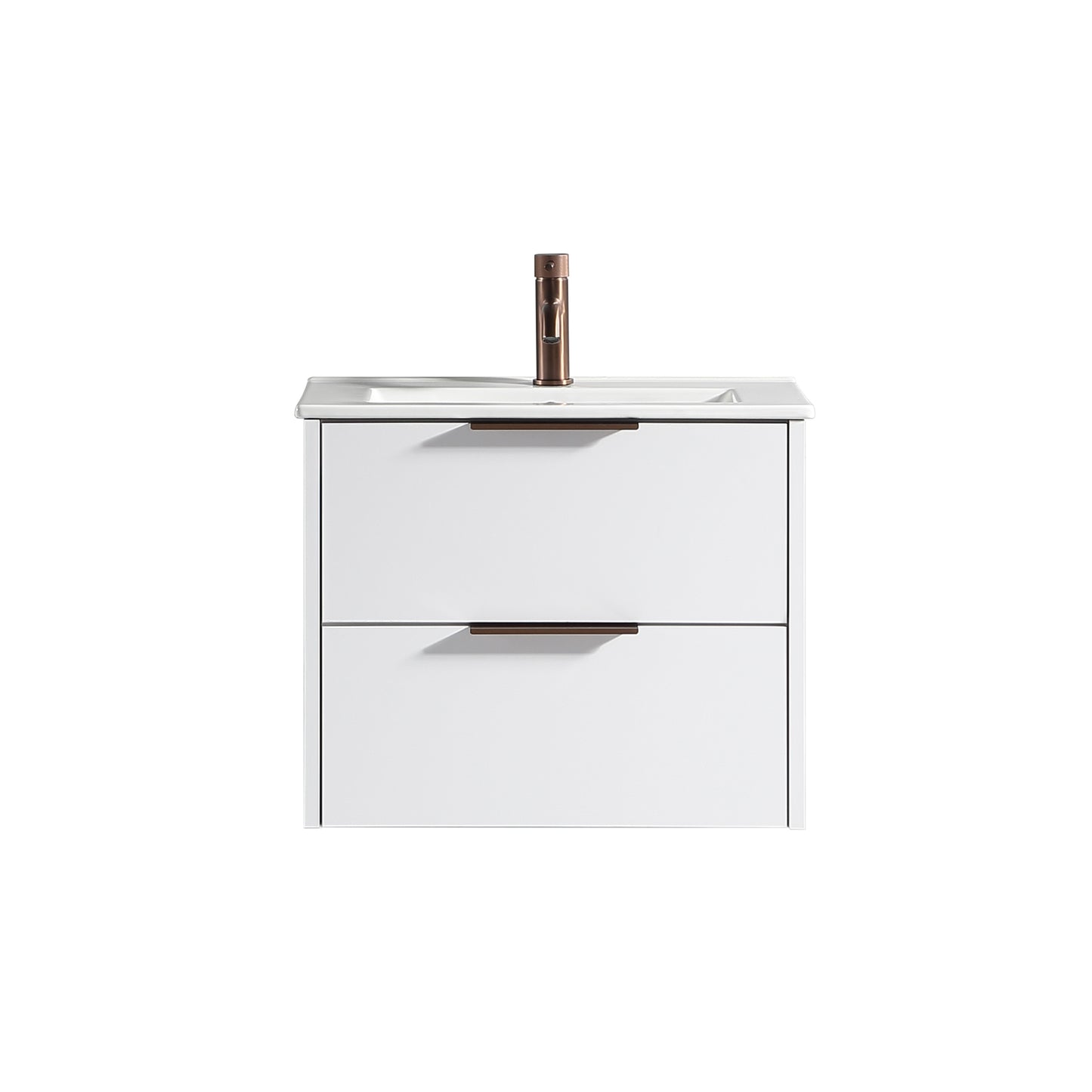 Tailored Bathrooms Sora 600mm Wall Hung Vanity Unit & Basin – Two Drawer