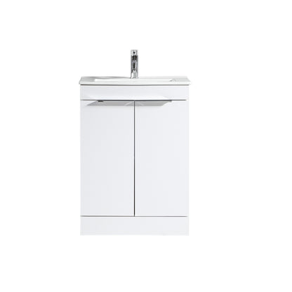 Tailored Bathrooms Sora 600mm Floor Standing Vanity Unit & Basin – Two Door