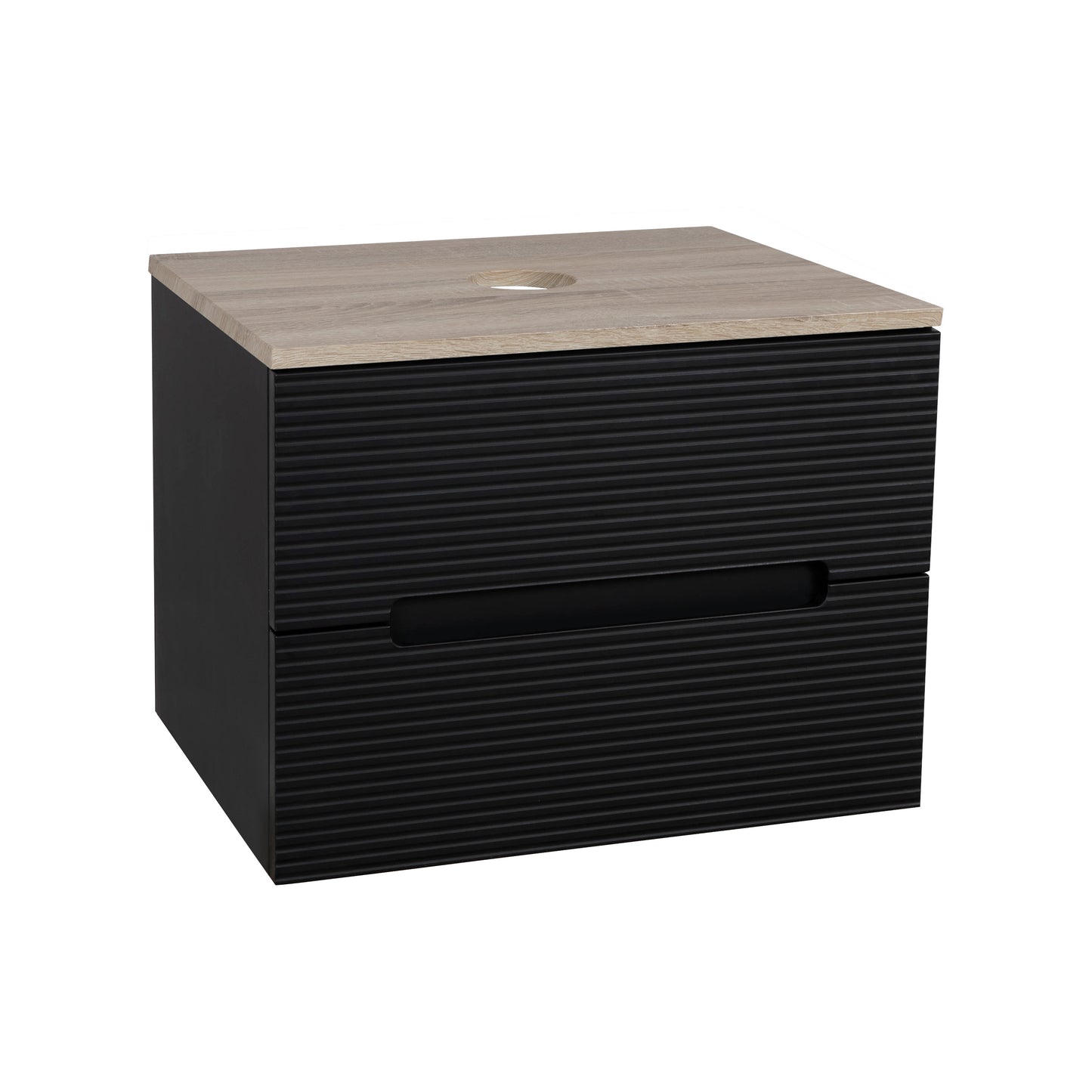 Tailored Bathrooms Monza Plus 600mm Fluted Wall Hung Vanity & Counter Top | A Modern Statement Piece for Your Bathroom