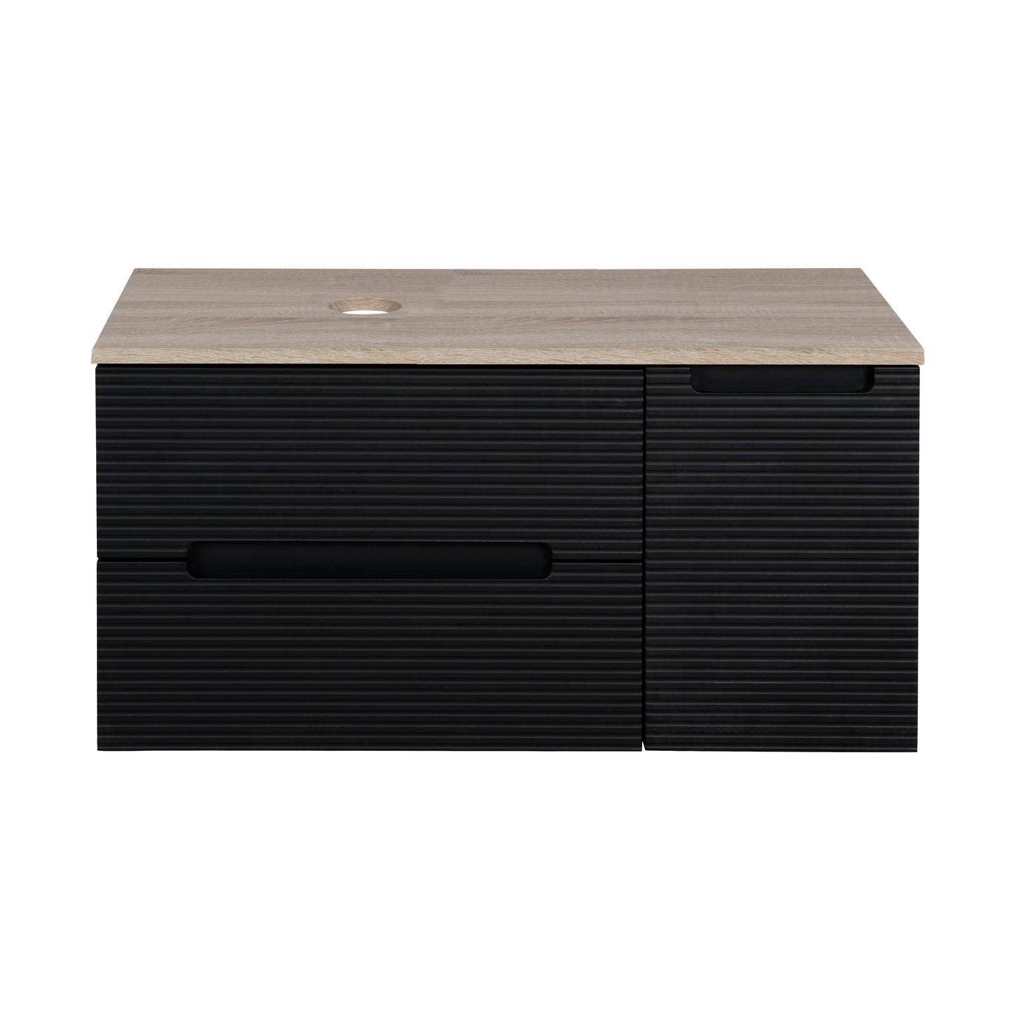 Tailored Bathrooms Monza Plus 900mm Fluted Wall Hung Vanity Unit & Countertop