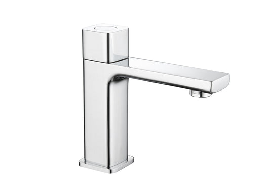 Tailored Bathrooms TB+ Quadrado Square Push Button Basin Mixer Tap