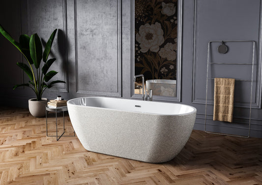 Charlotte Edwards Belgravia Freestanding Bath – Silver