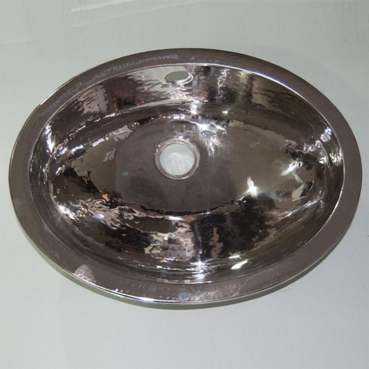 Coppersmith Creations Hammered Single Wall Steel Sink