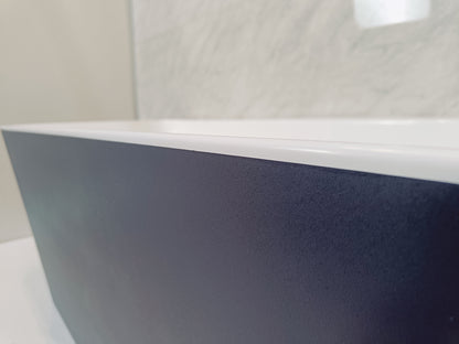 Roll Top Bath Company Julie Freestanding Bath – Compact Back-to-Wall Acrylic Bathtub