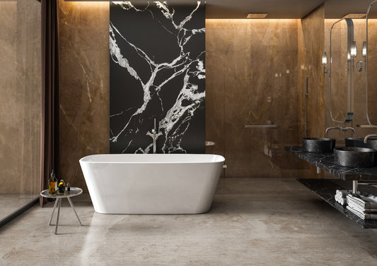 Charlotte Edwards Mimas Freestanding Bath - Gloss White