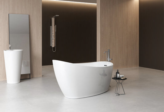 Charlotte Edwards Proteus Freestanding Bath - Gloss White
