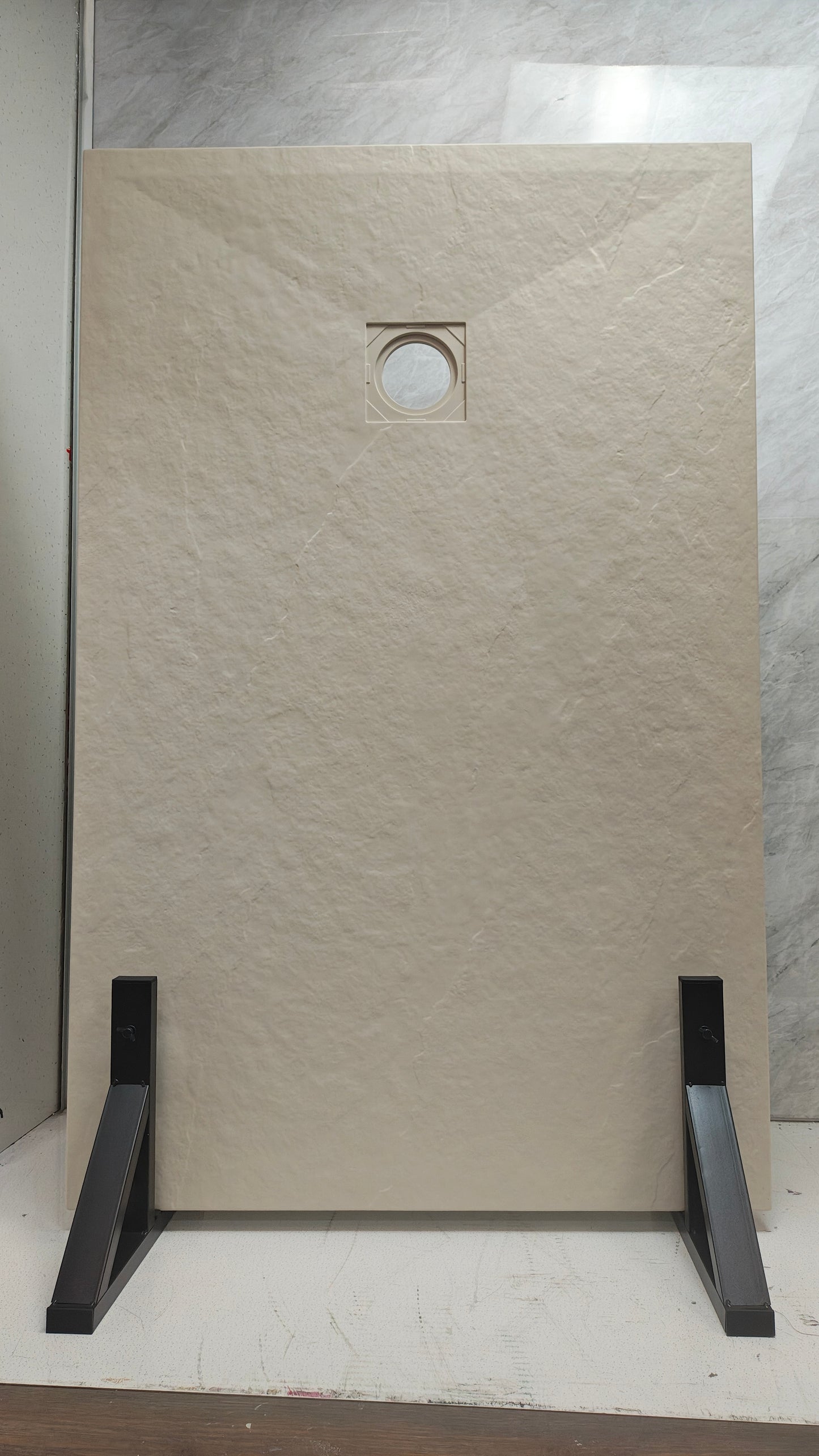 Precision Trays Sand Shower Tray – Ultra-Slim Stone Effect