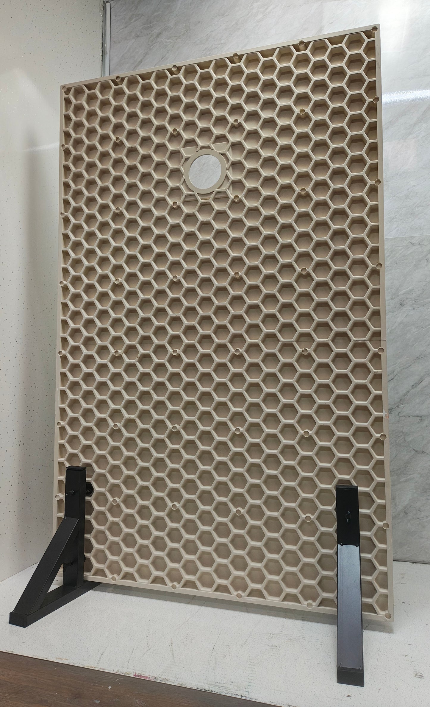 Precision Trays Sand Shower Tray – Ultra-Slim Stone Effect