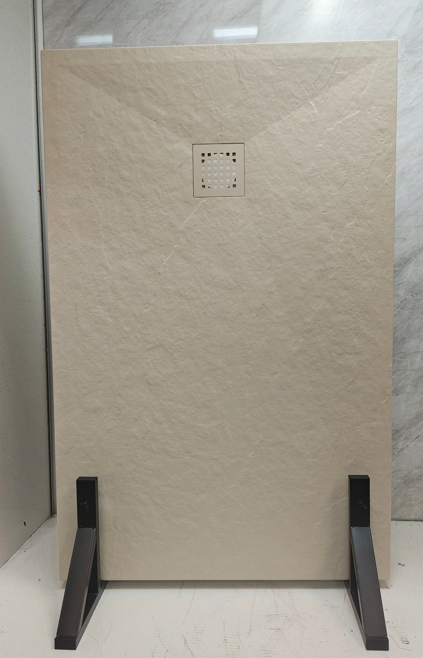 Precision Trays Sand Shower Tray – Ultra-Slim Stone Effect