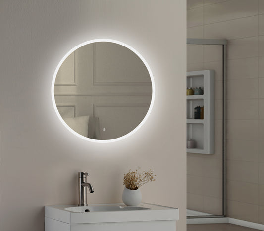 Tailored Bathrooms Lily 500mm Slimline LED Mirror with Demister & Colour Change