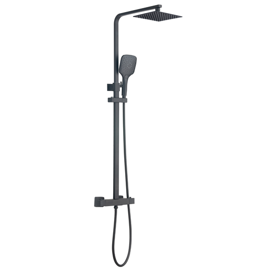 Tailored Bathrooms Menai Premium Square Thermostatic Overhead Shower Kit