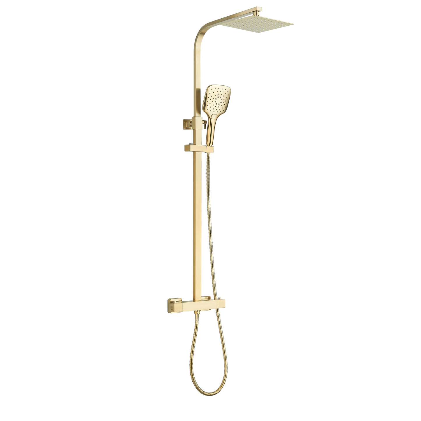 Tailored Bathrooms Menai Premium Square Thermostatic Overhead Shower Kit