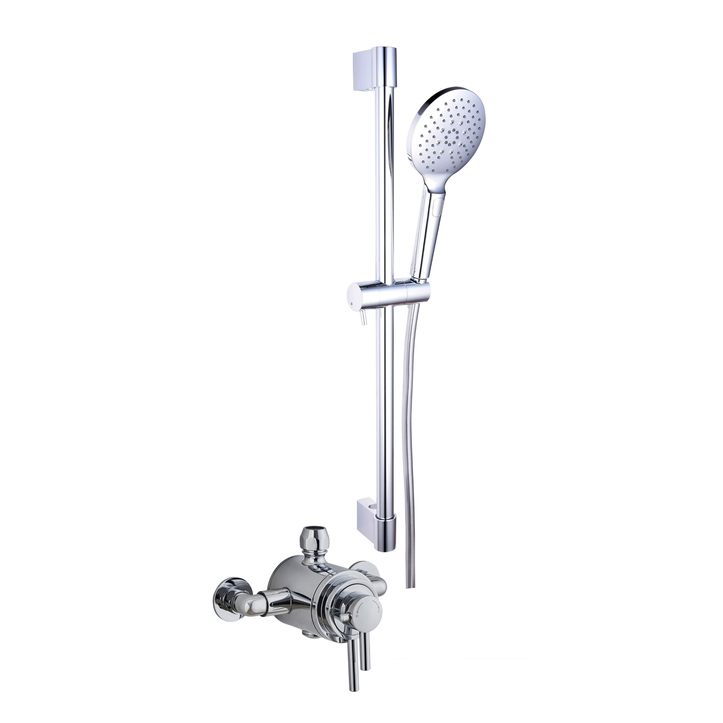 Tailored Bathrooms Conwy Concentric Dual Control Shower Kit – Brushed Brass