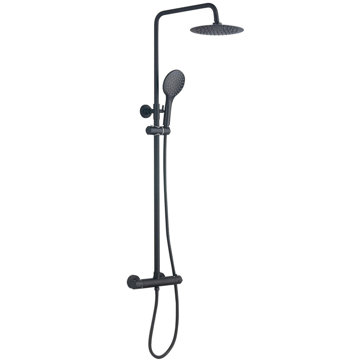 Tailored Bathrooms Menai Premium Round Thermostatic Overhead Shower Kit