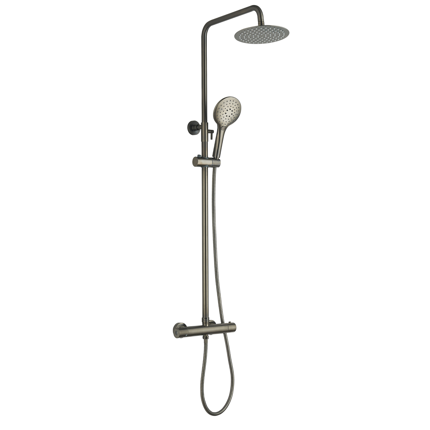 Tailored Bathrooms Menai Premium Round Thermostatic Overhead Shower Kit