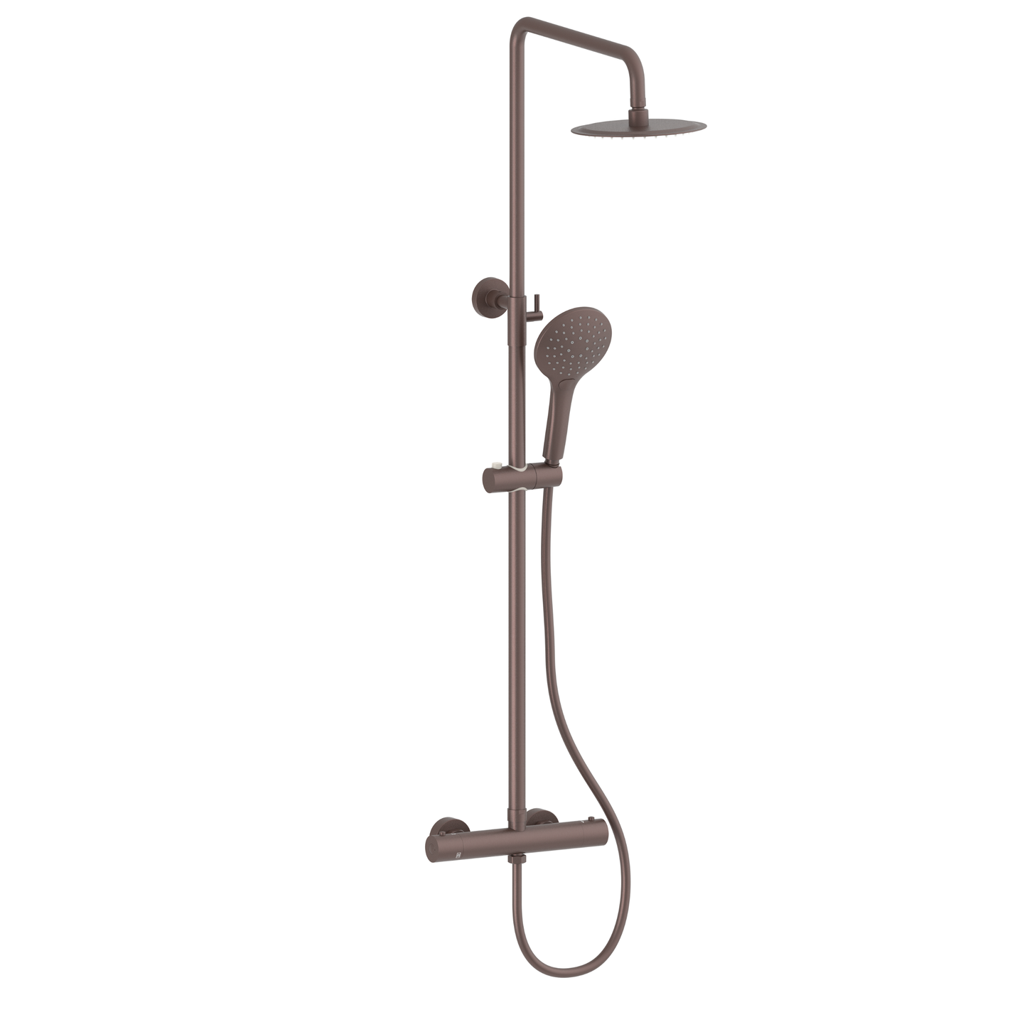 Tailored Bathrooms Menai Premium Round Thermostatic Overhead Shower Kit