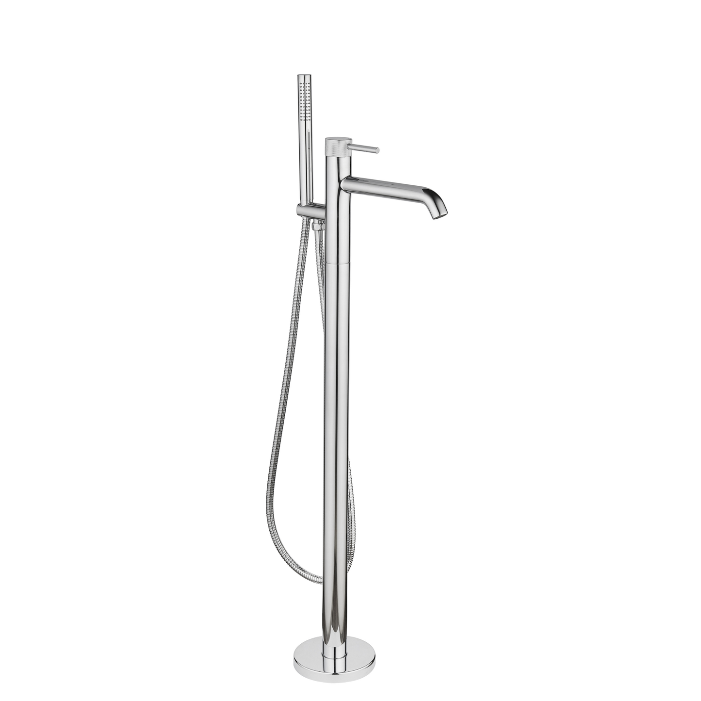 Tailored Bathrooms TB+ Redondo Round Freestanding Bath Tap with Shower Mixer