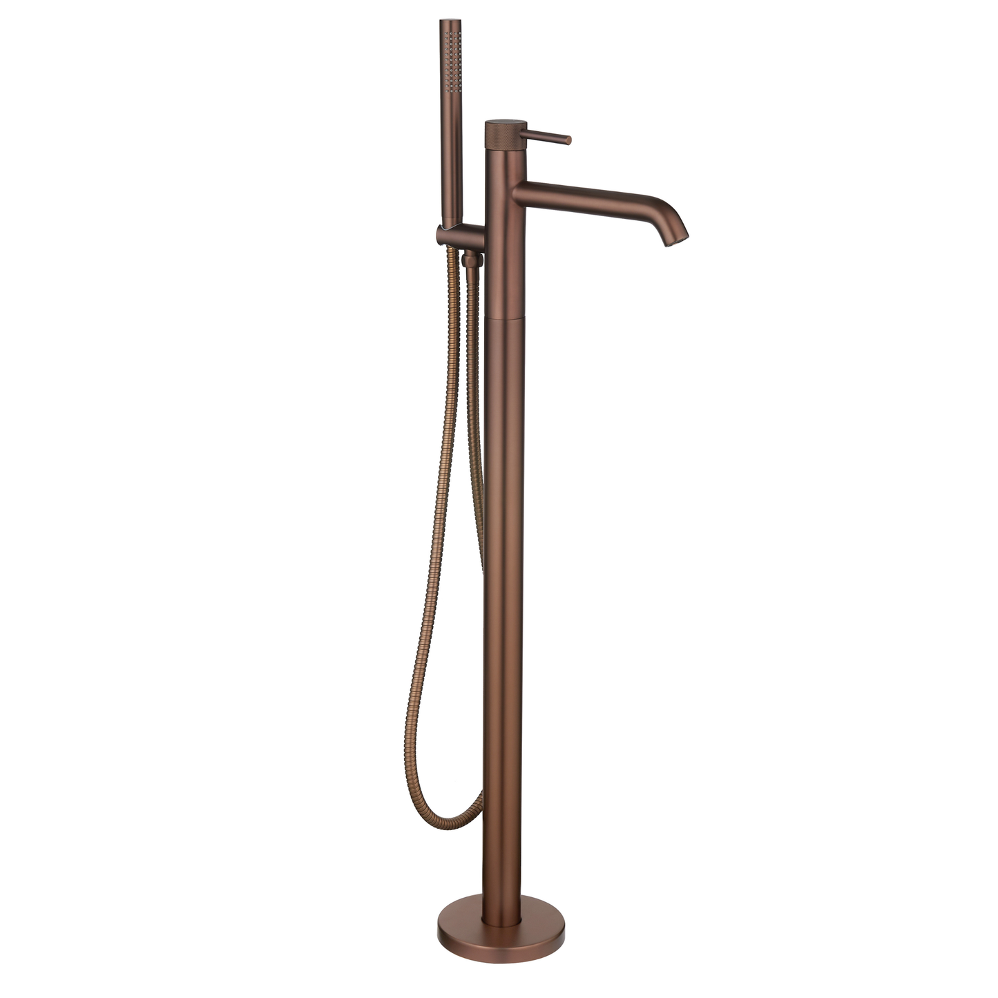 Tailored Bathrooms TB+ Redondo Round Freestanding Bath Tap with Shower Mixer