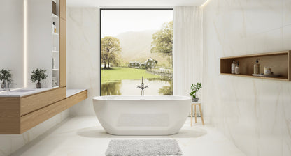 Charlotte Edwards Belgravia Freestanding Bath – Gloss White