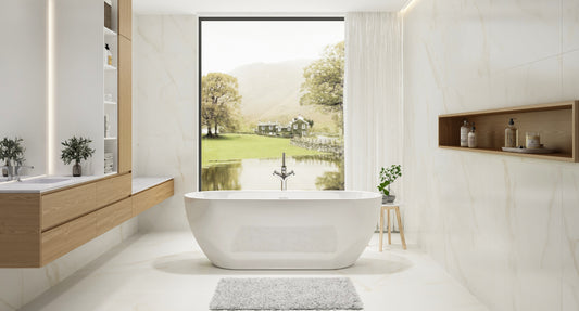 Charlotte Edwards Belgravia Freestanding Bath – Gloss White