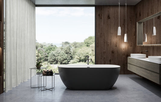 Charlotte Edwards Belgravia Freestanding Bath – Matt Black