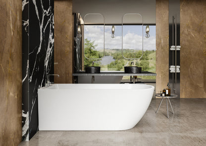 Charlotte Edwards Belgravia -  Single Ended Freestanding Bath - Gloss White